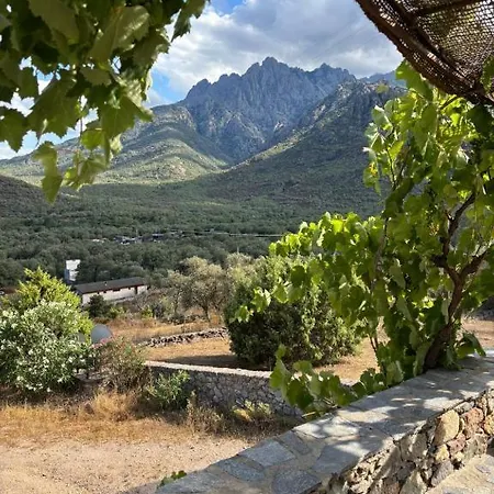 Le Capu Biancu-location Avec Vue Proche Des Gorges De L Asco Entre Et Montagne